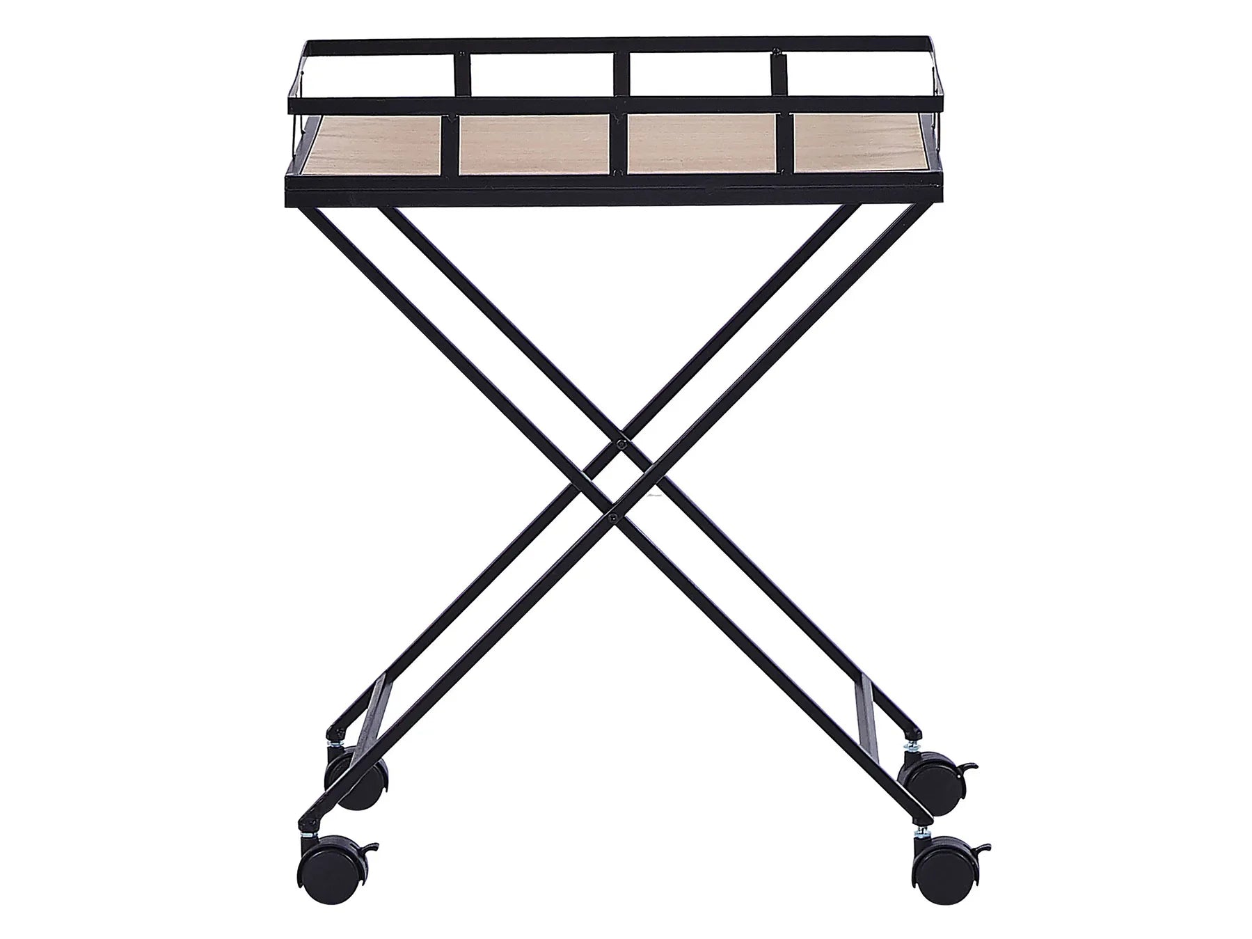 Kitchen Trolley LEOTI Metal Black