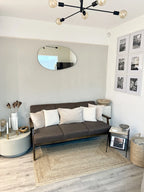 Sofa 3 Seater ASNES Fabric Brown