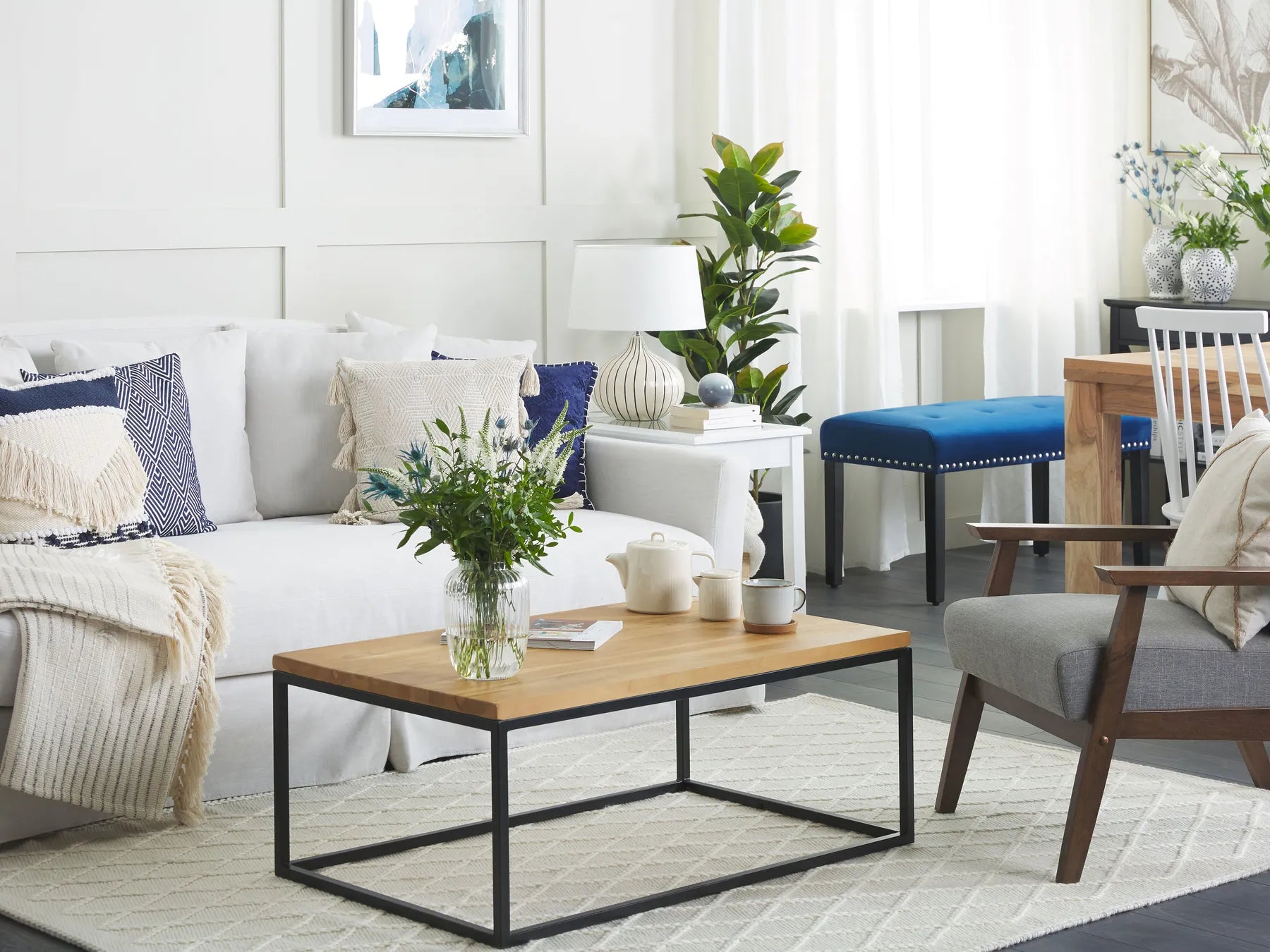 Coffee Table PROVO Teak Wood Brown