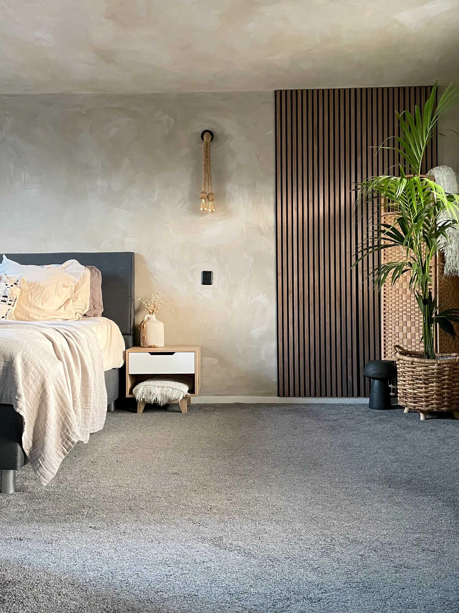 1 Drawer Bedside Table SPENCER White