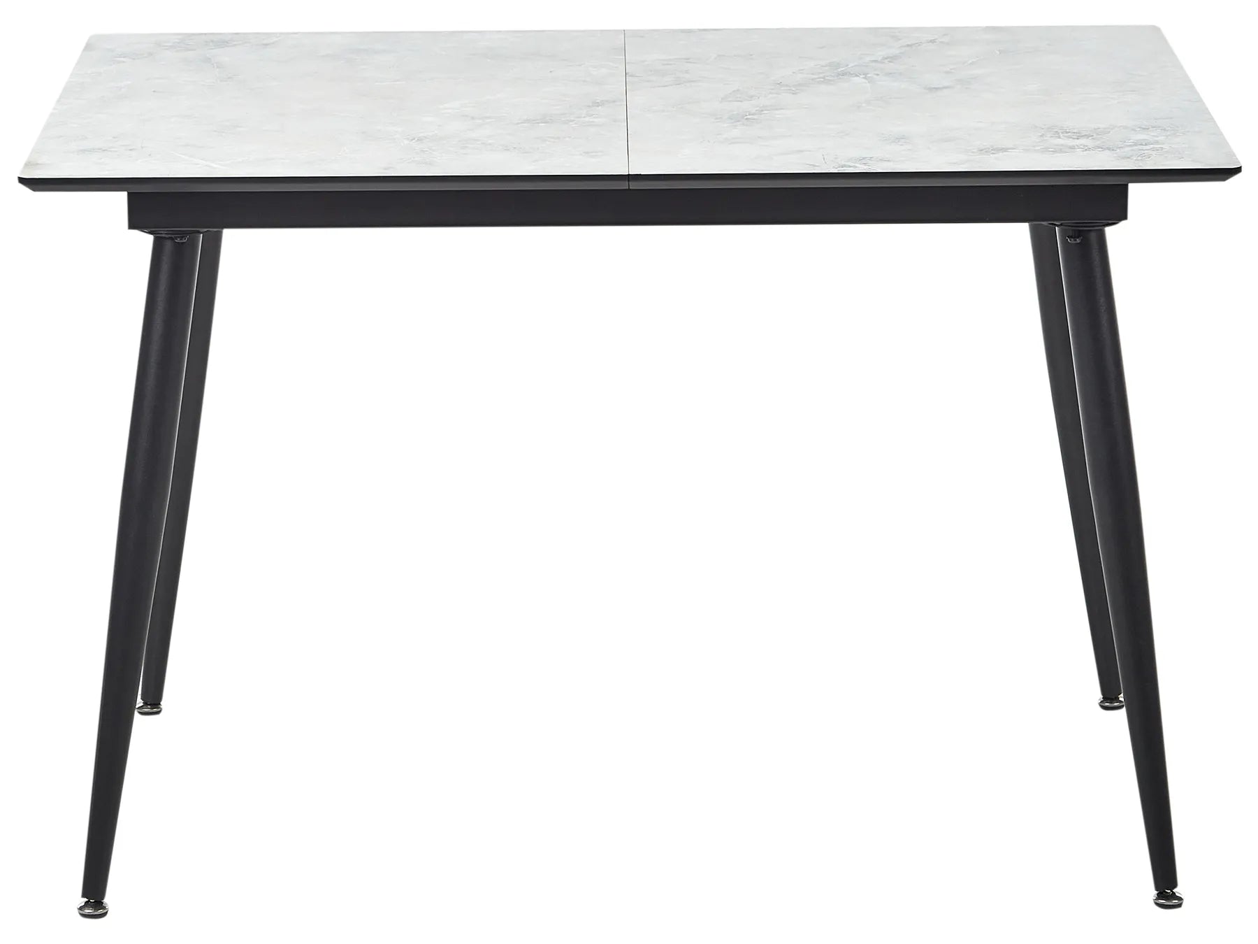 Dining Table White Marble 120/150 cm 80 cm