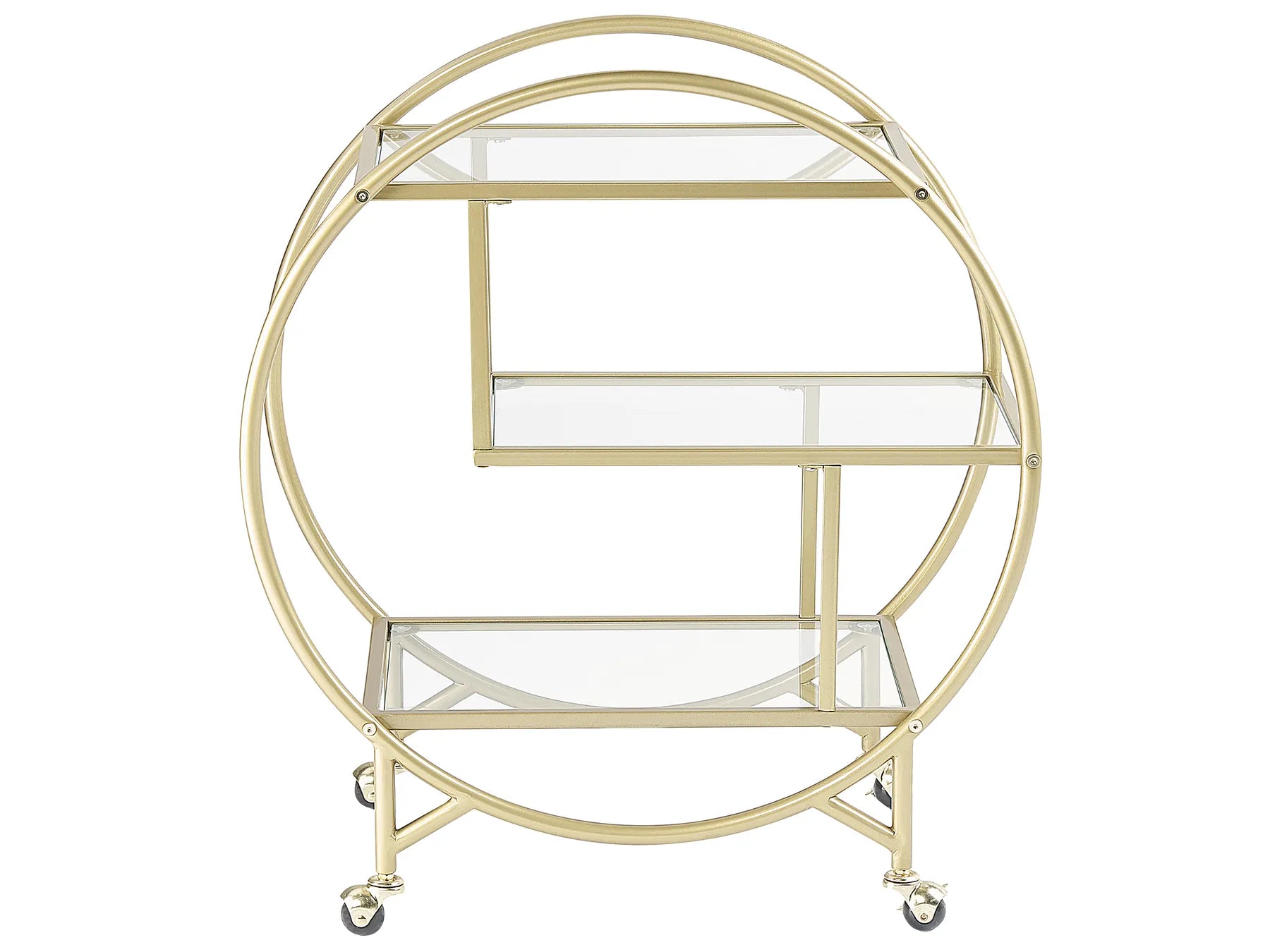 Kitchen Trolley COLTON Metal Gold