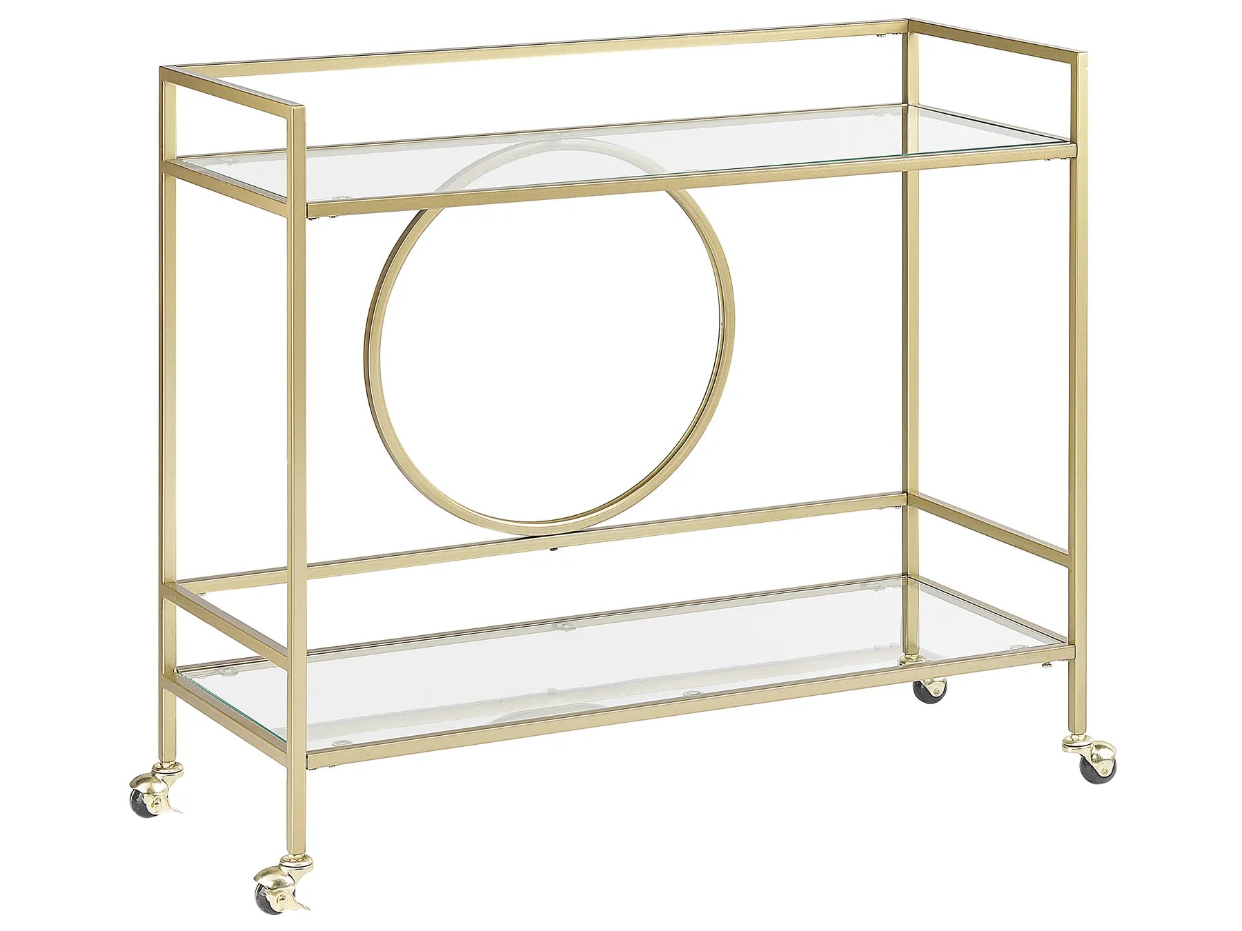 Kitchen Trolley KERRY Metal Gold