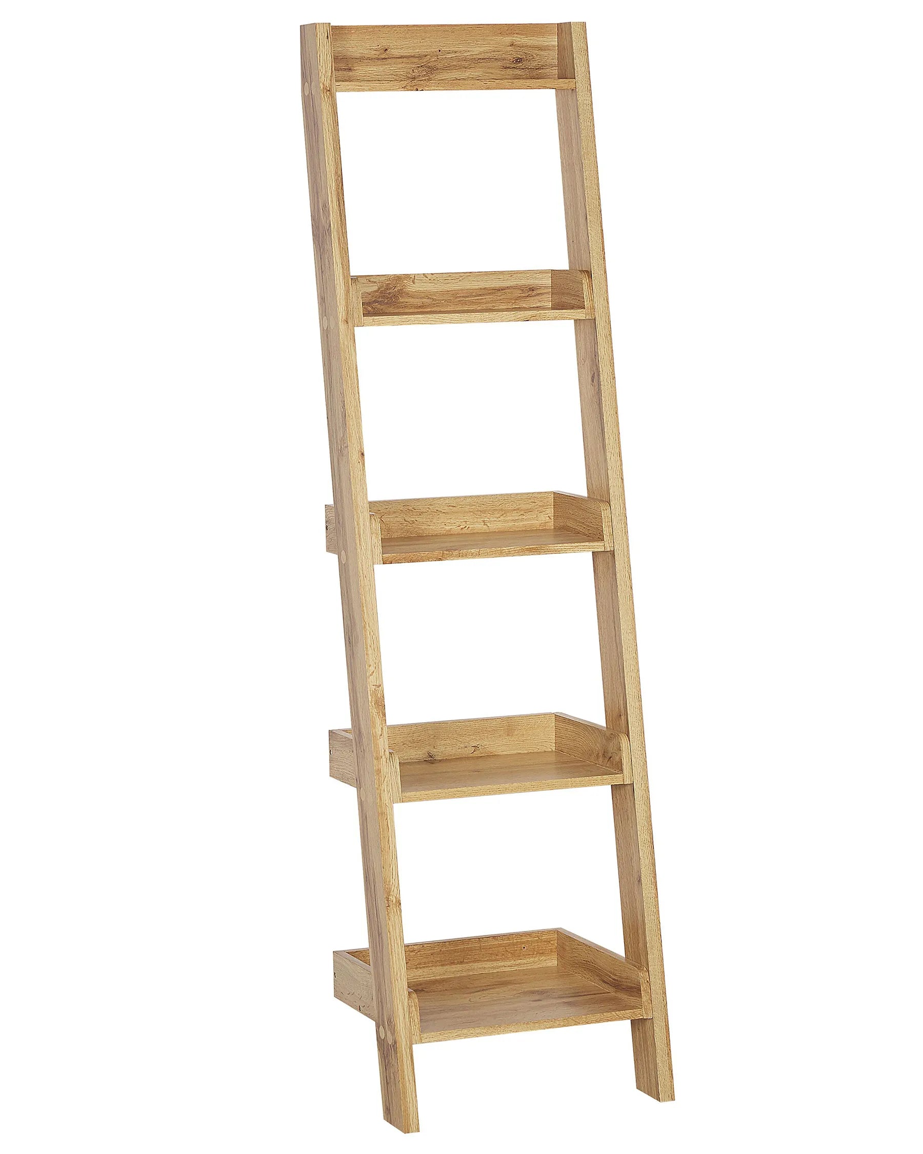 5 Tier Shelving Unit MOBILE DUO 169 cm Light Brown