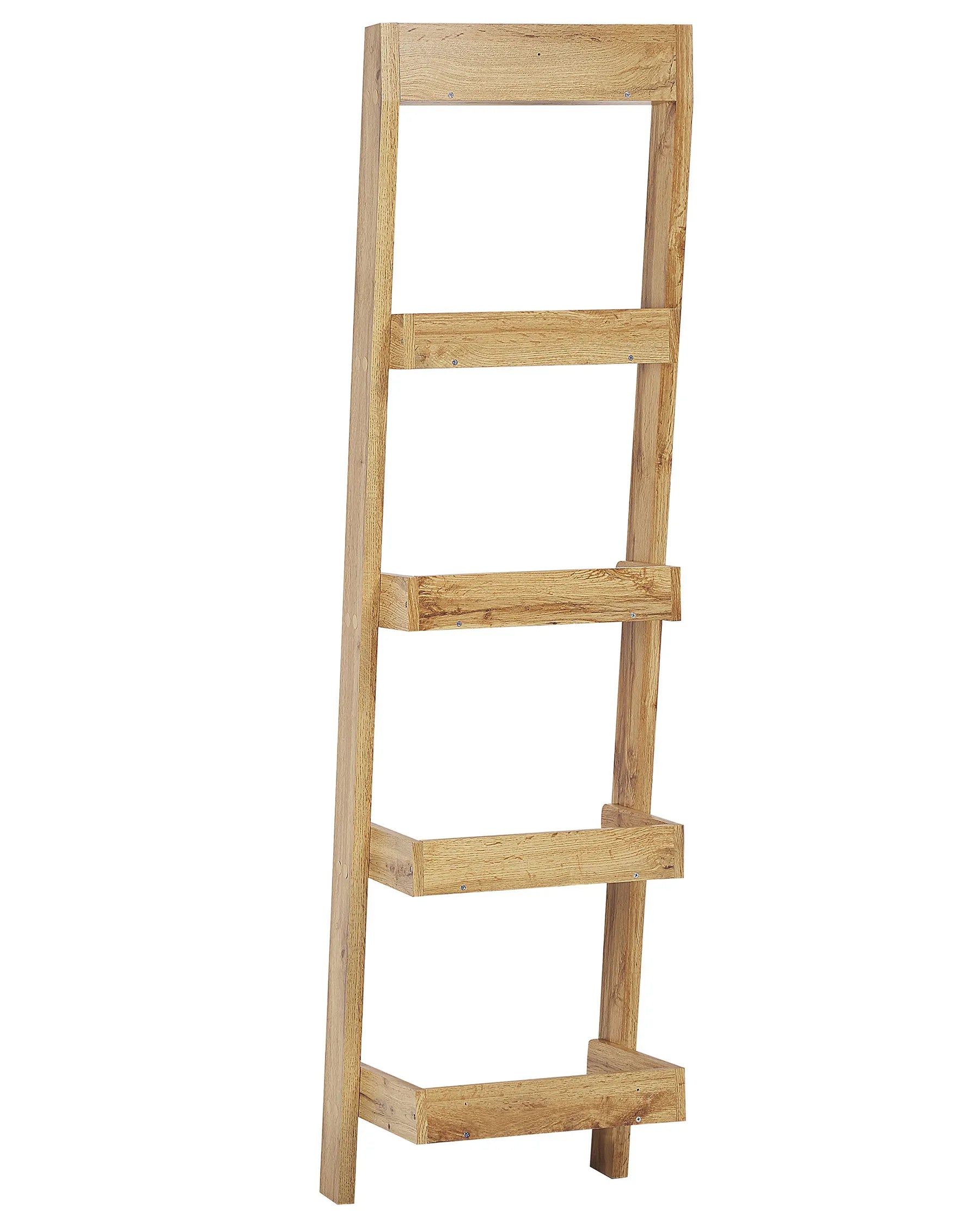 5 Tier Shelving Unit MOBILE DUO 169 cm Light Brown