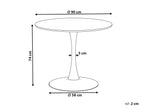 Dining Table BOCA Marble/ Gold 90 cm 90 cm