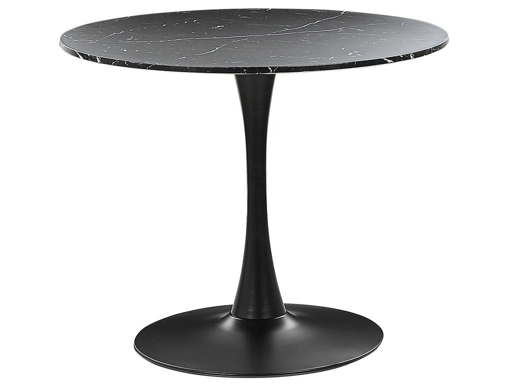 Dining Table Black Marble 90 cm 90 cm