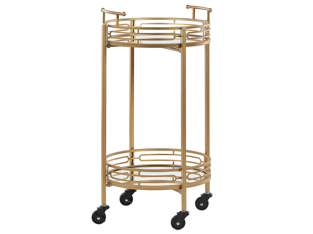 Kitchen Trolley FARLEY Metal Gold