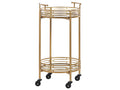 Kitchen Trolley FARLEY Metal Gold