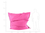 Bean Bag 600 L FUZZY 180 cm 230 cm Fuchsia Pink