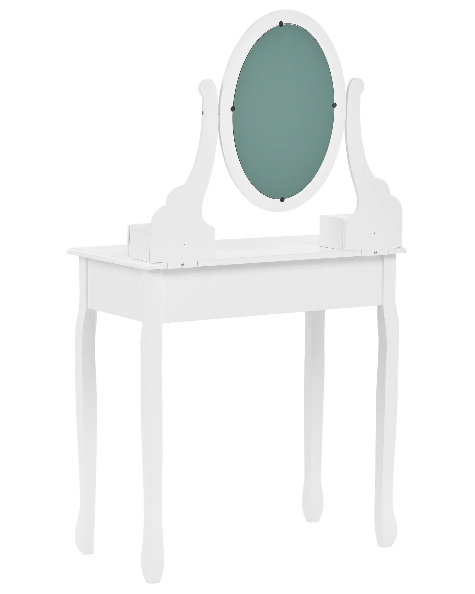 Dressing Table with Mirror and Stool GALAXIE White