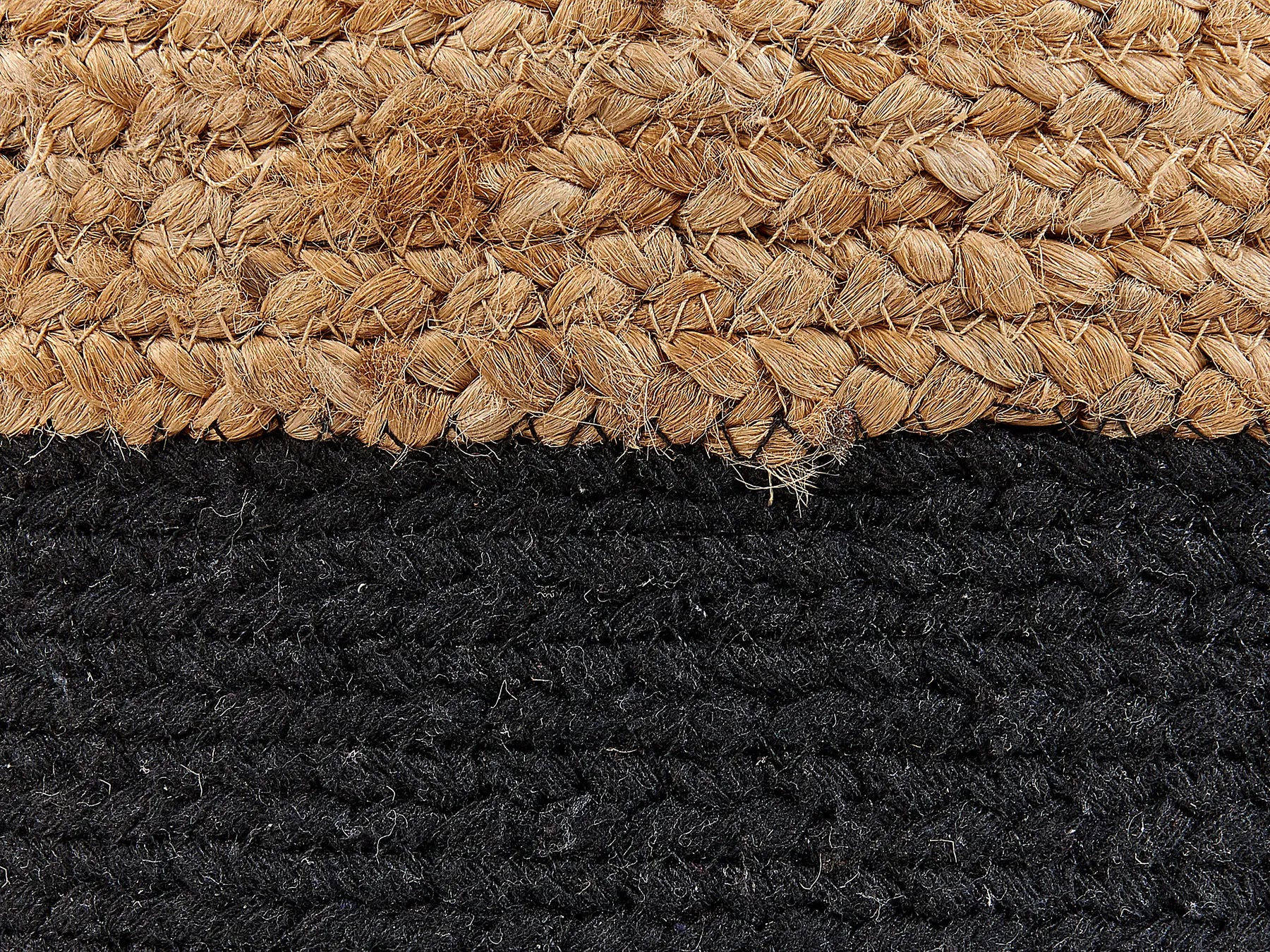 Pouffe DALAMA Jute Black