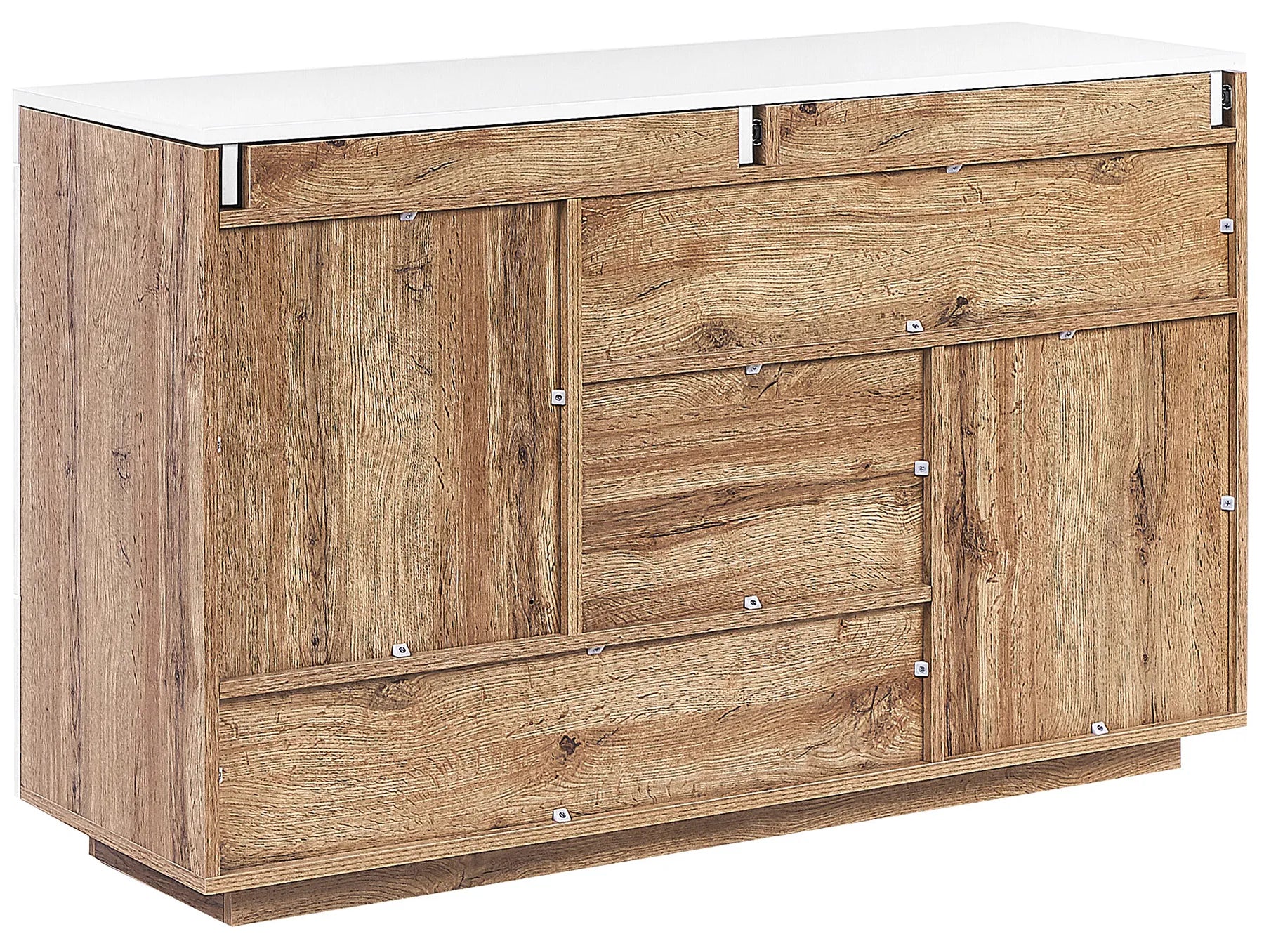 2 Door Sideboard Home Office Desk GORAN White