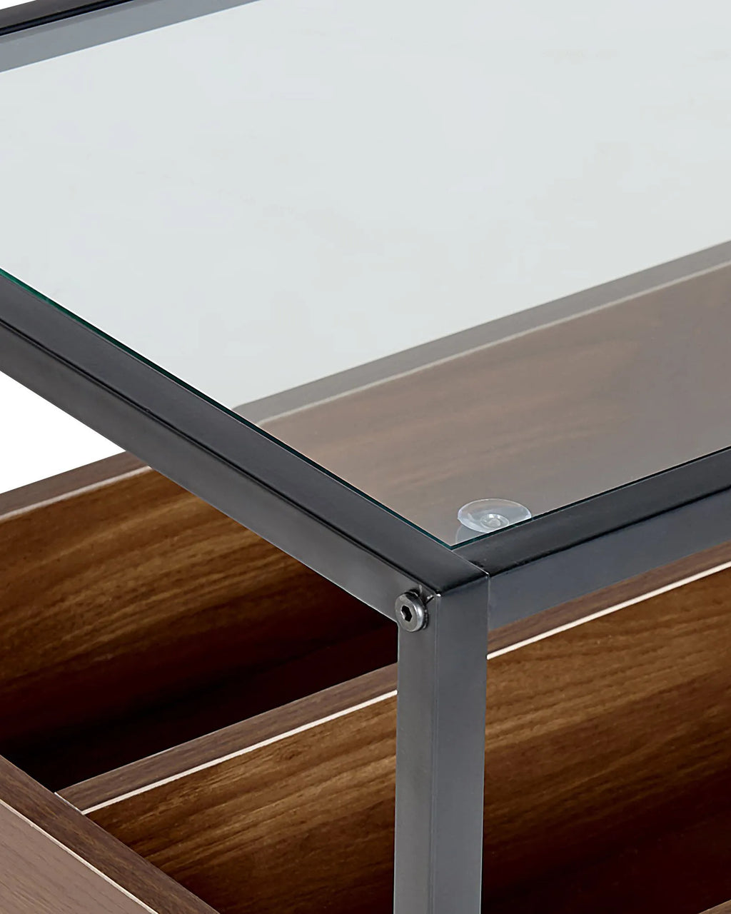 Console Table WACO Tempered Glass Black