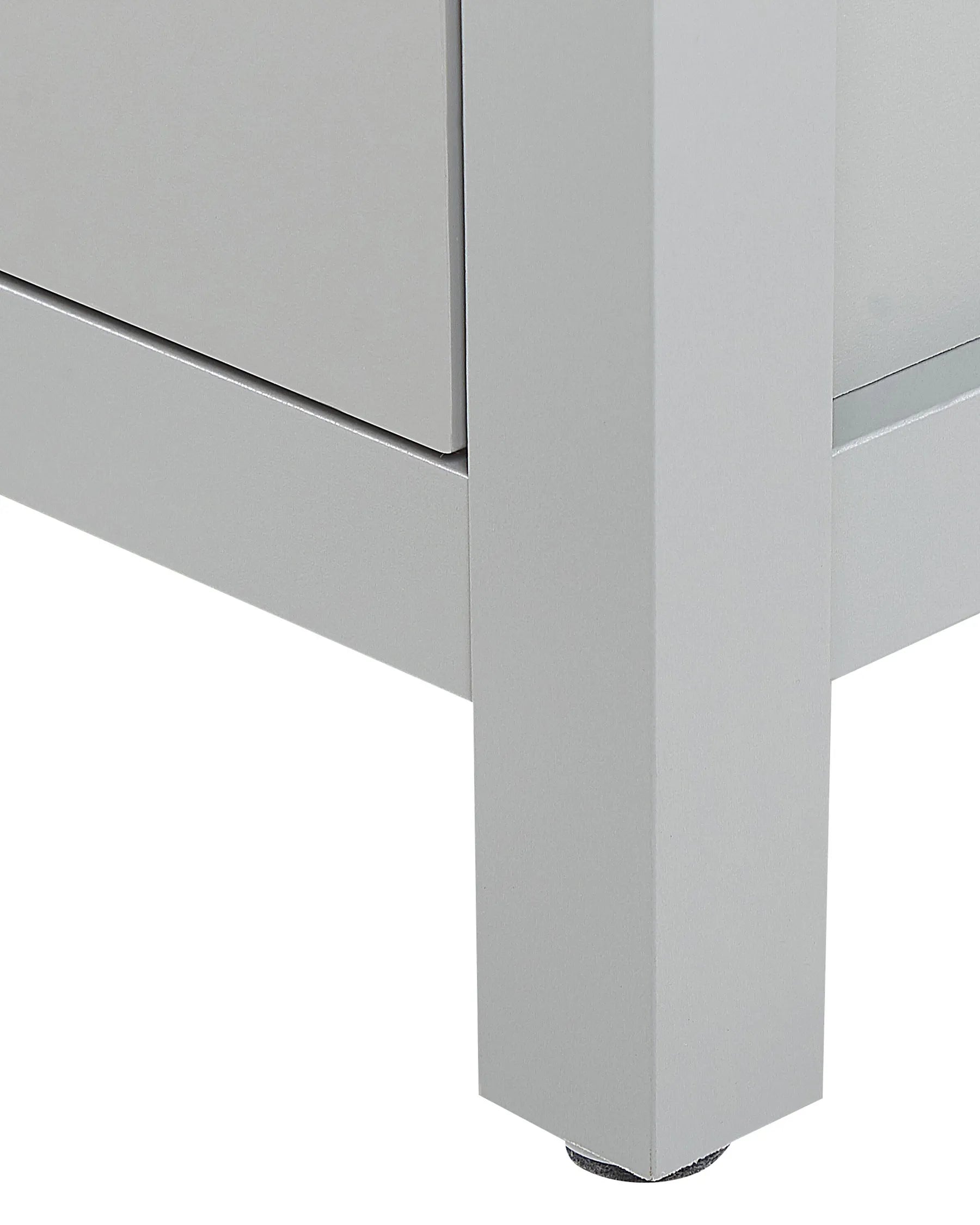 2 Drawer Bedside Table CLIO Light Grey