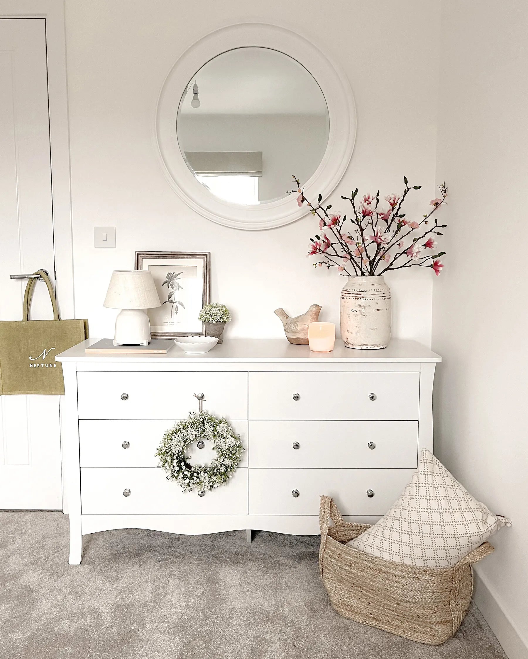 6 Drawer Chest WINCHESTER White