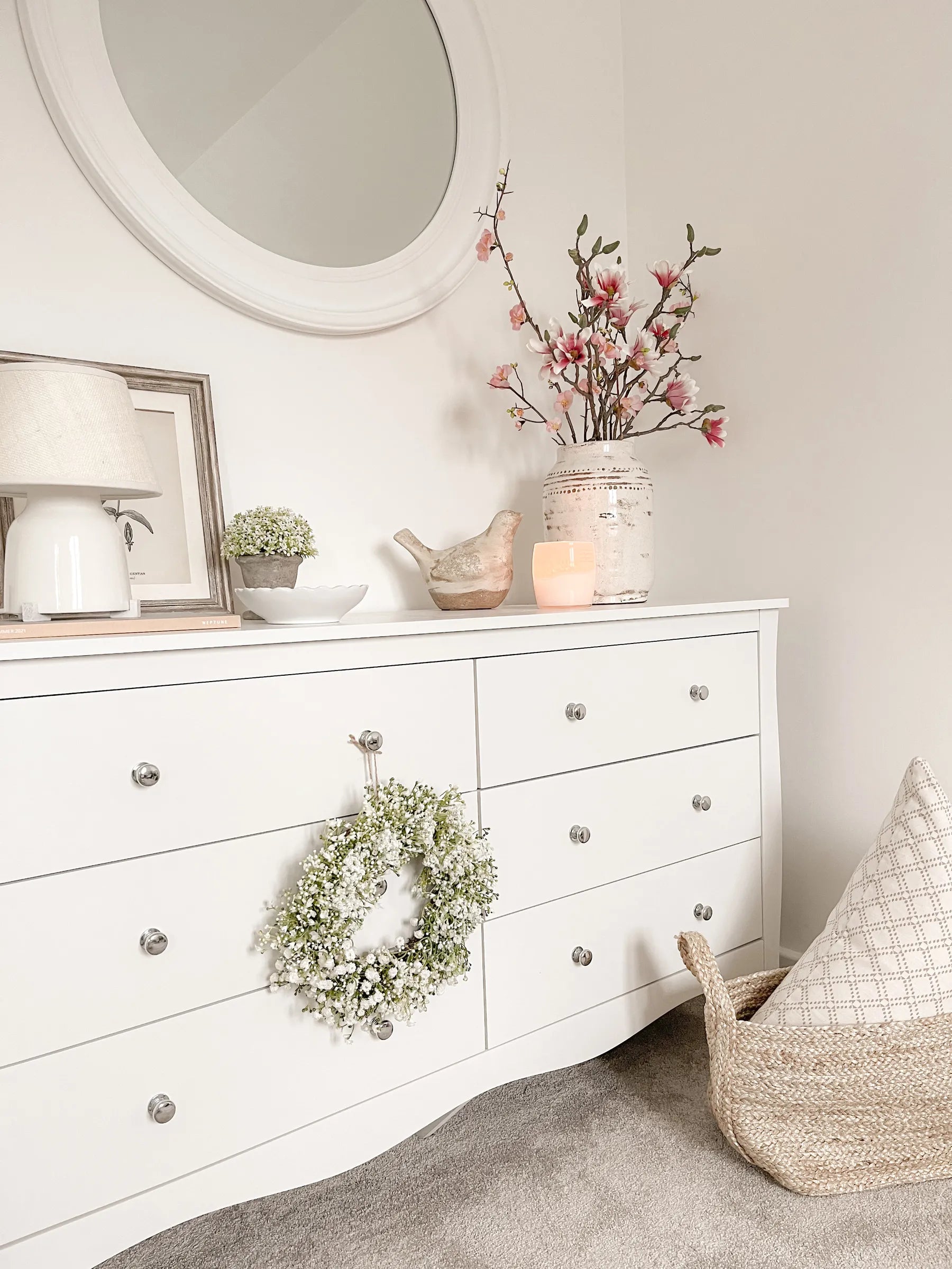6 Drawer Chest WINCHESTER White
