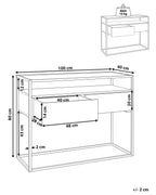Console Table MAUK Dark Brown