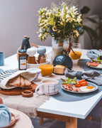 Extending Dining Table SOLA White 140/180 cm 90 cm