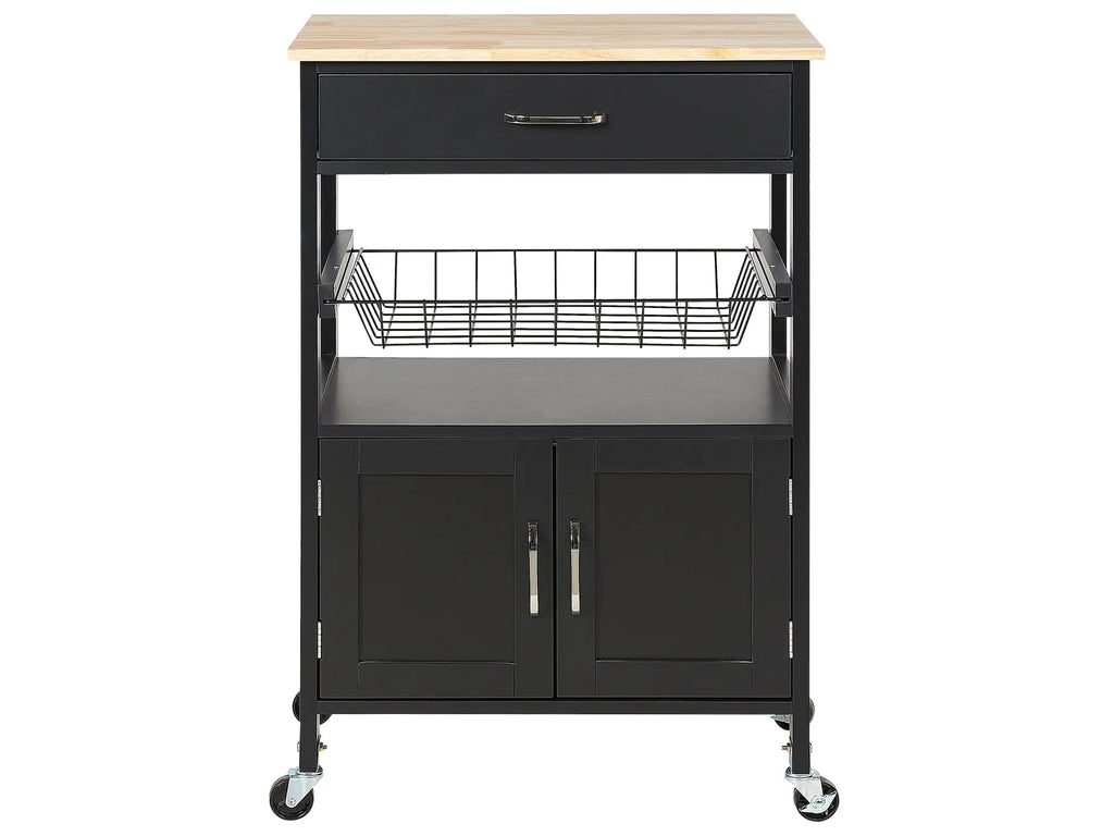 Kitchen Trolley LUGO Black