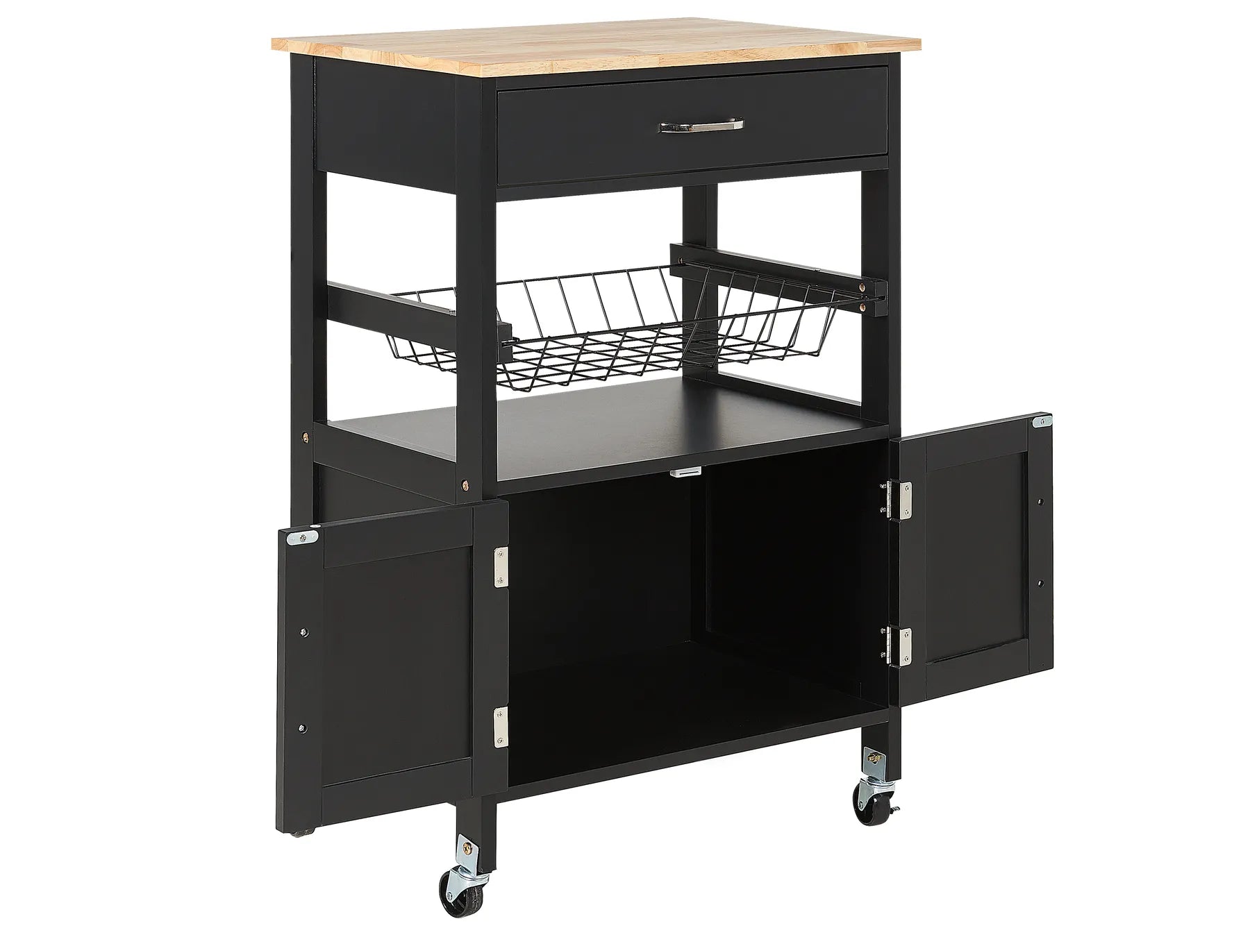 Kitchen Trolley LUGO Black