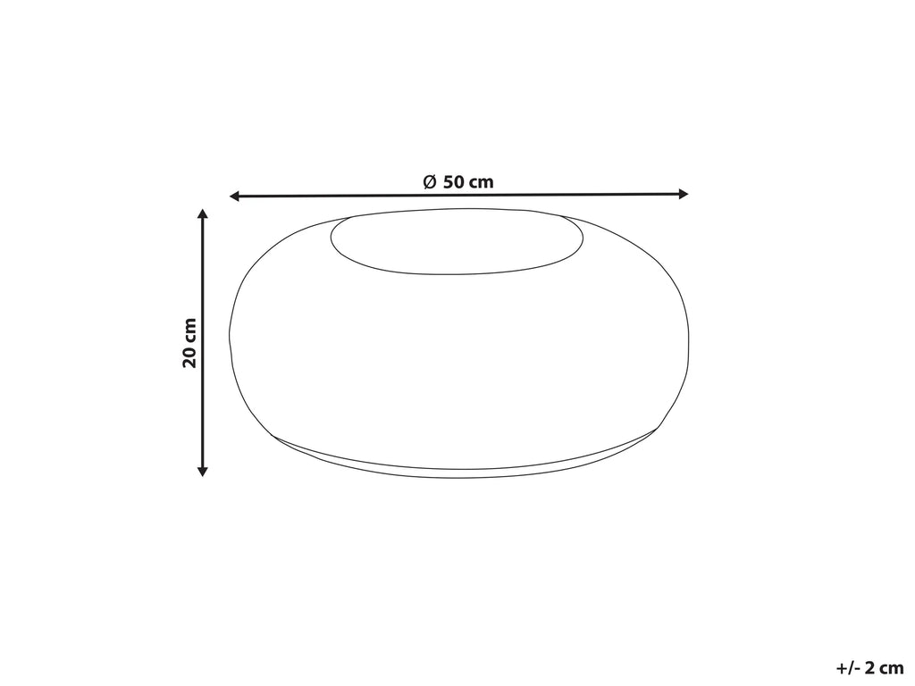 Pouffe TIFELT Jute Beige