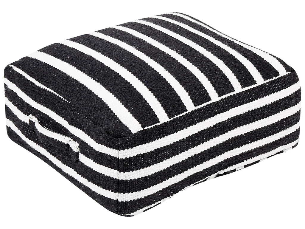 Pouffe SETTAT Cotton Black