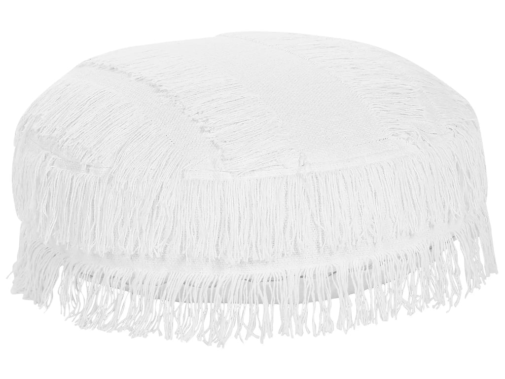 Pouffe OULAD Cotton White