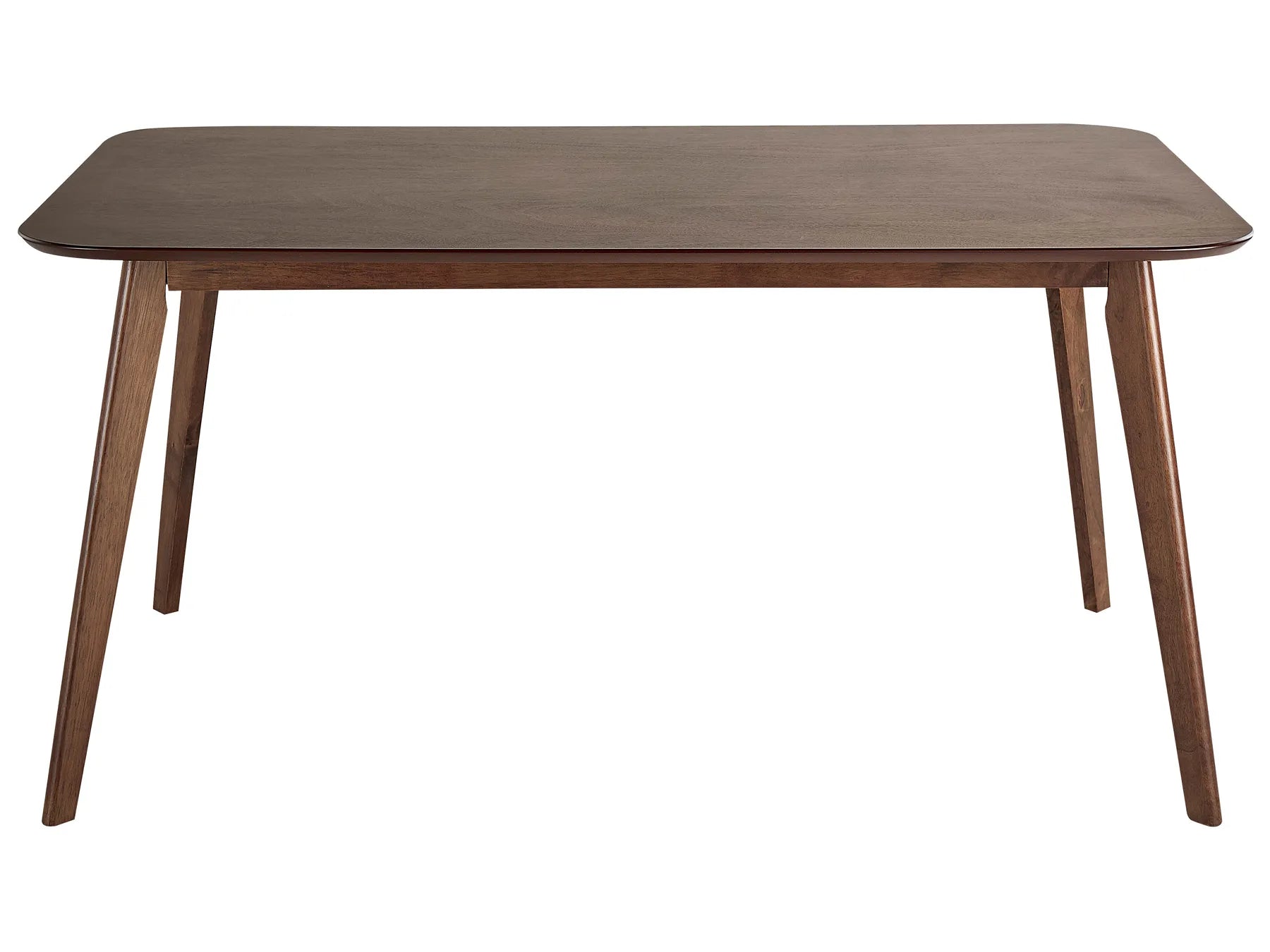 Dining Table EPHRATA Dark Mahogany 150 cm 90 cm