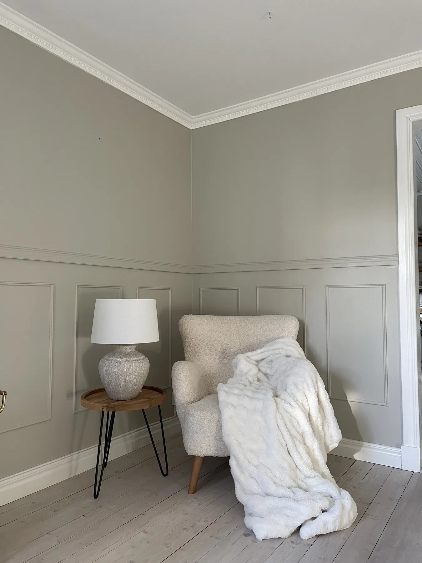 Side Table BONDISS Wood Dark Brown