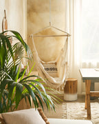 Side Table MOVAS Teak Wood Brown/ White