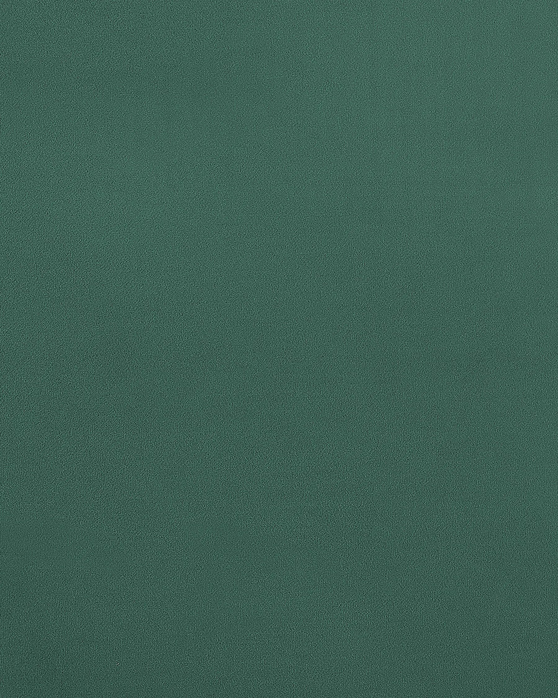 1 Drawer Bedside Table FLAYAT Velvet Emerald Green