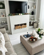 Ottoman ROVIGO Fabric Beige