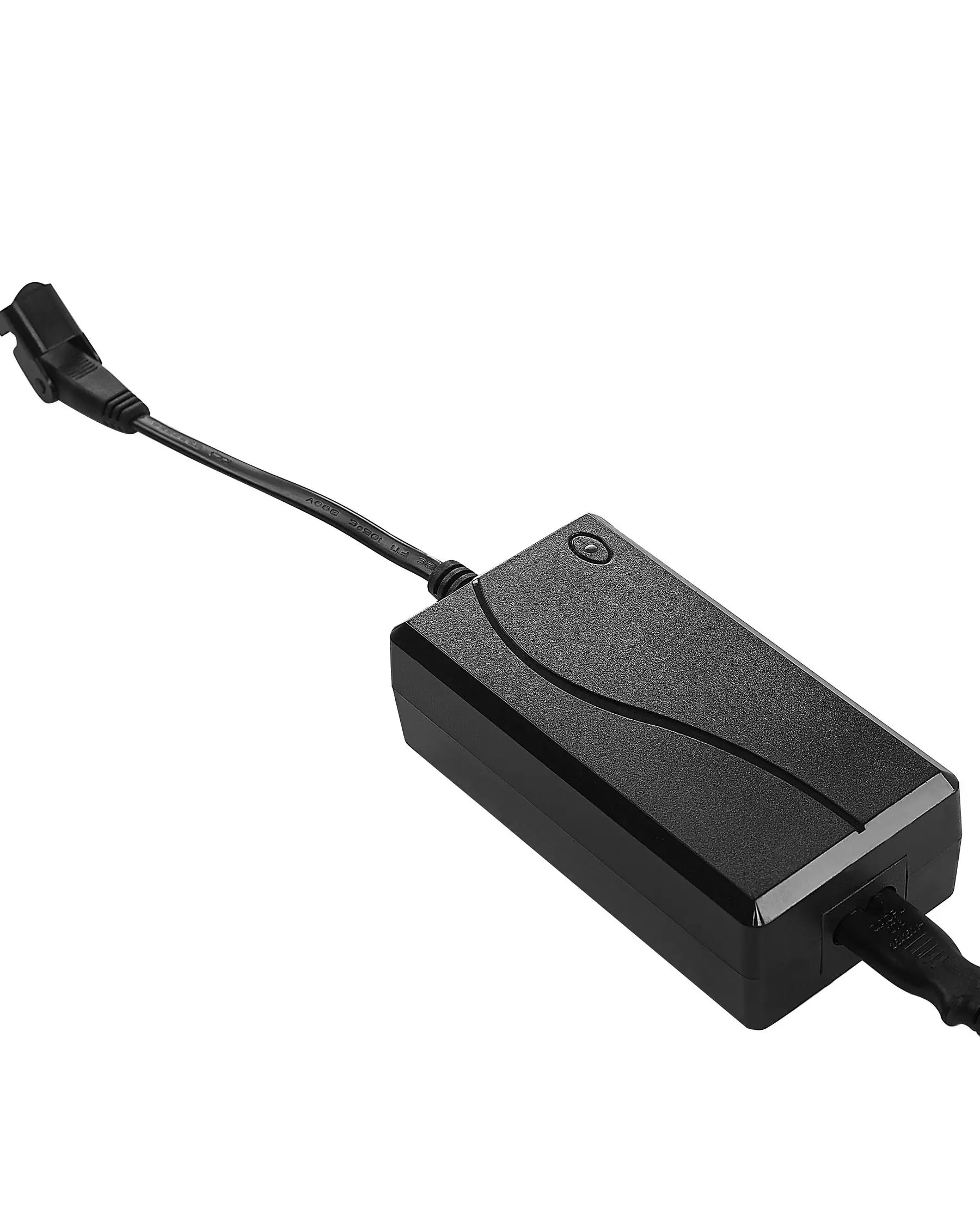 Electric Recliner Chair BERGEN With Footrest LED Velvet Sand Beige