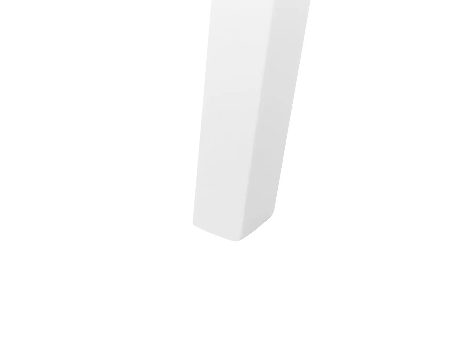 Dining Table Brown/ White 150 cm 90 cm