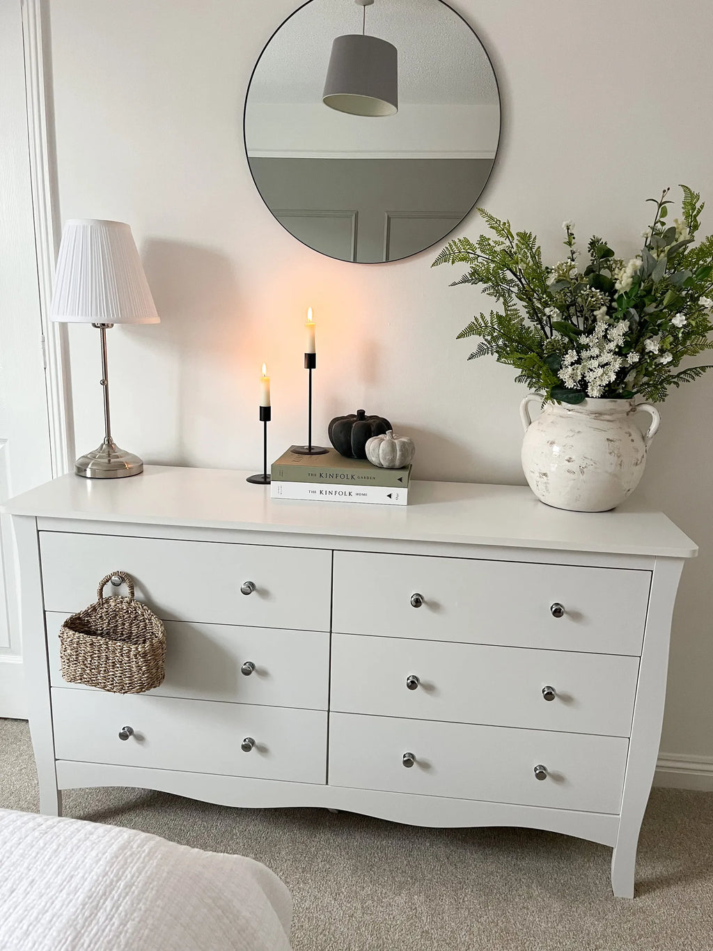 6 Drawer Chest WINCHESTER White