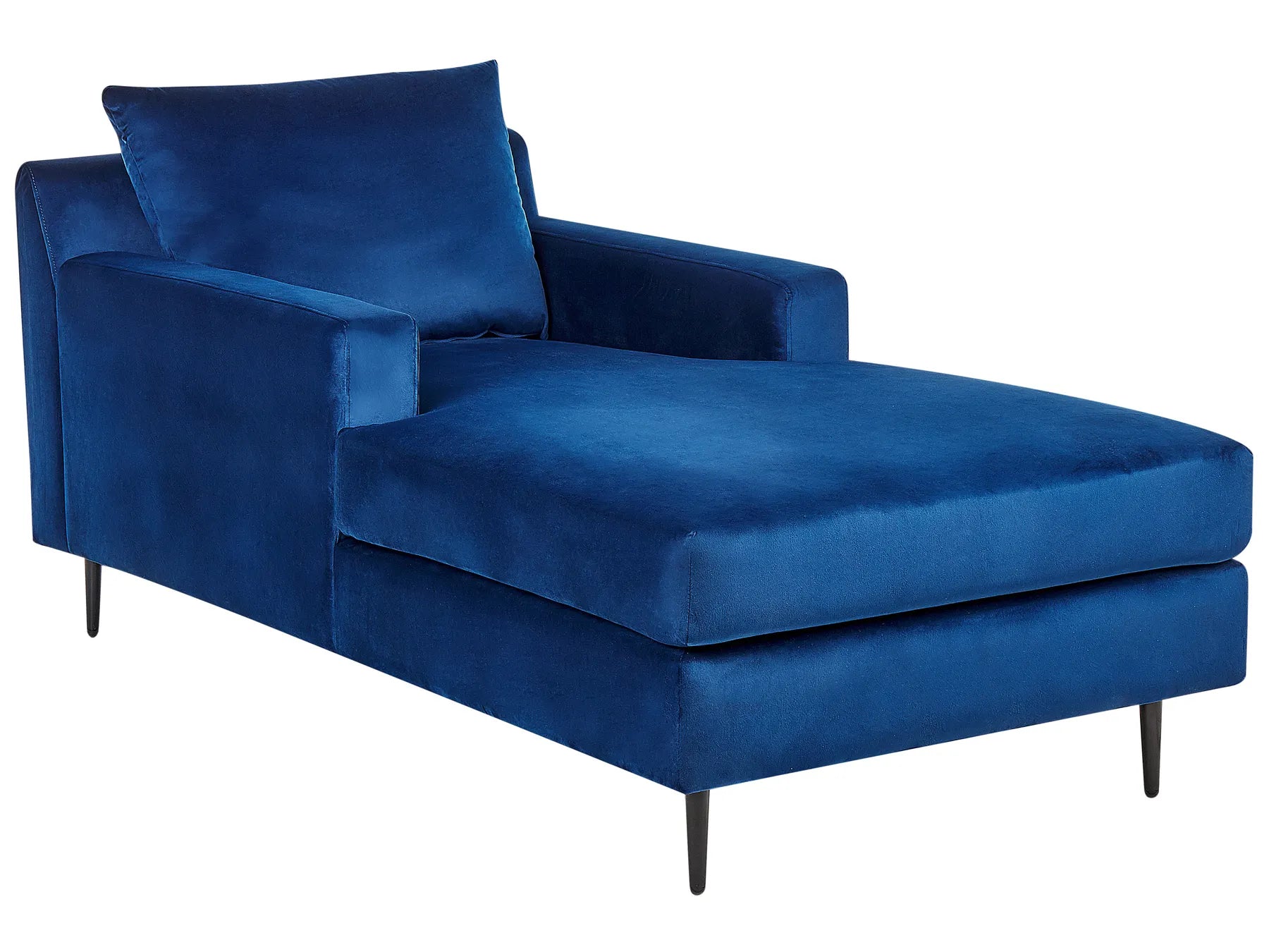 Chaise Longue GUERET Velvet Navy Blue