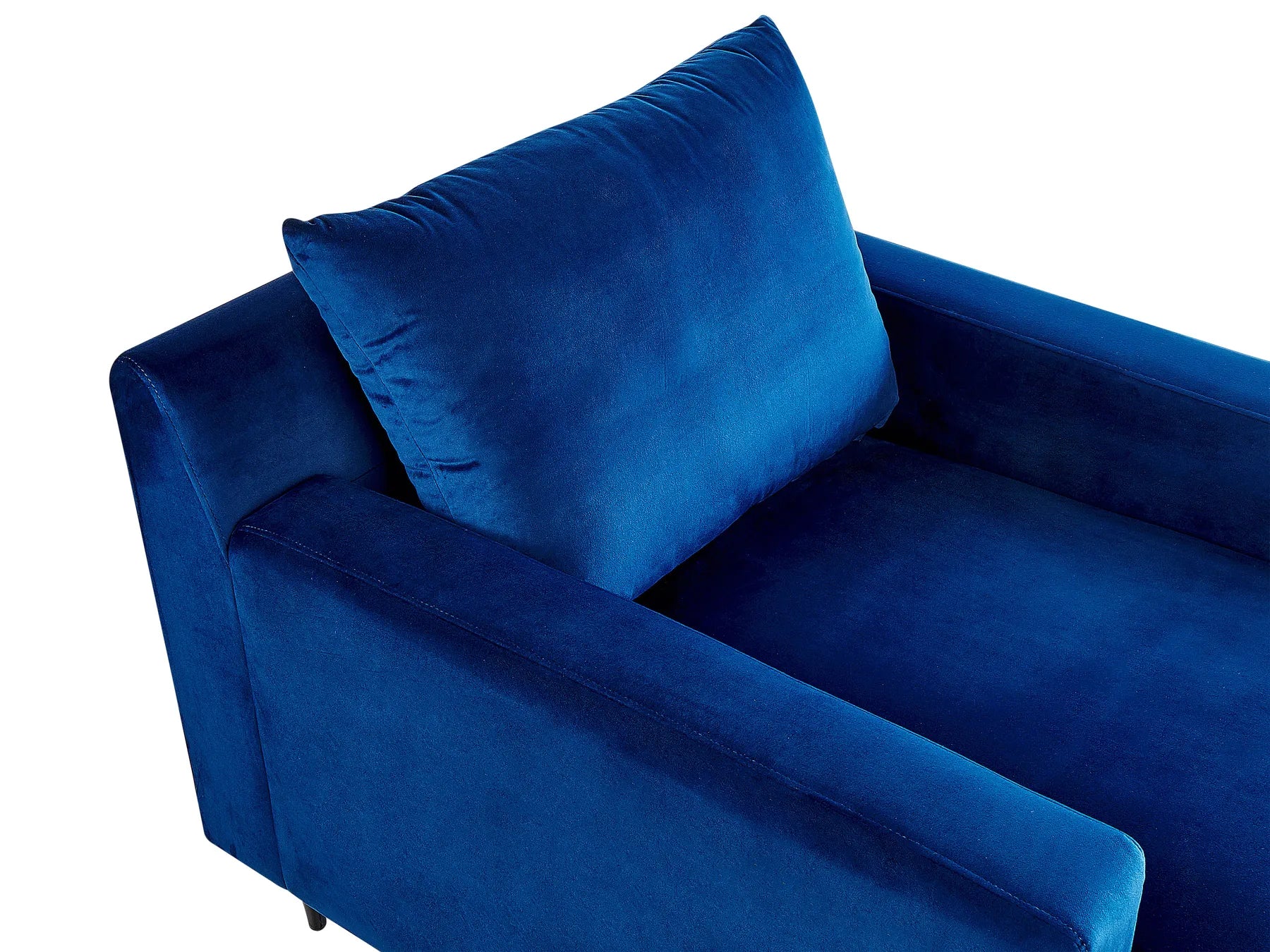Chaise Longue GUERET Velvet Navy Blue