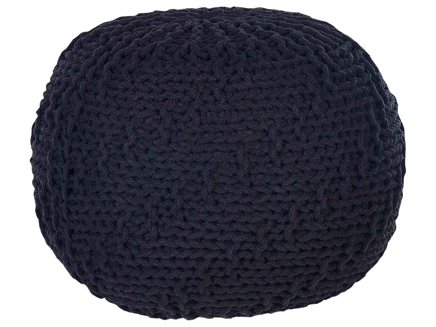 Pouffe PRIENE Cotton Black