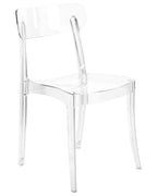 Set of 2 Dining Chairs COVINGTON Transparent