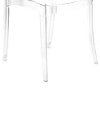 Set of 2 Dining Chairs COVINGTON Transparent