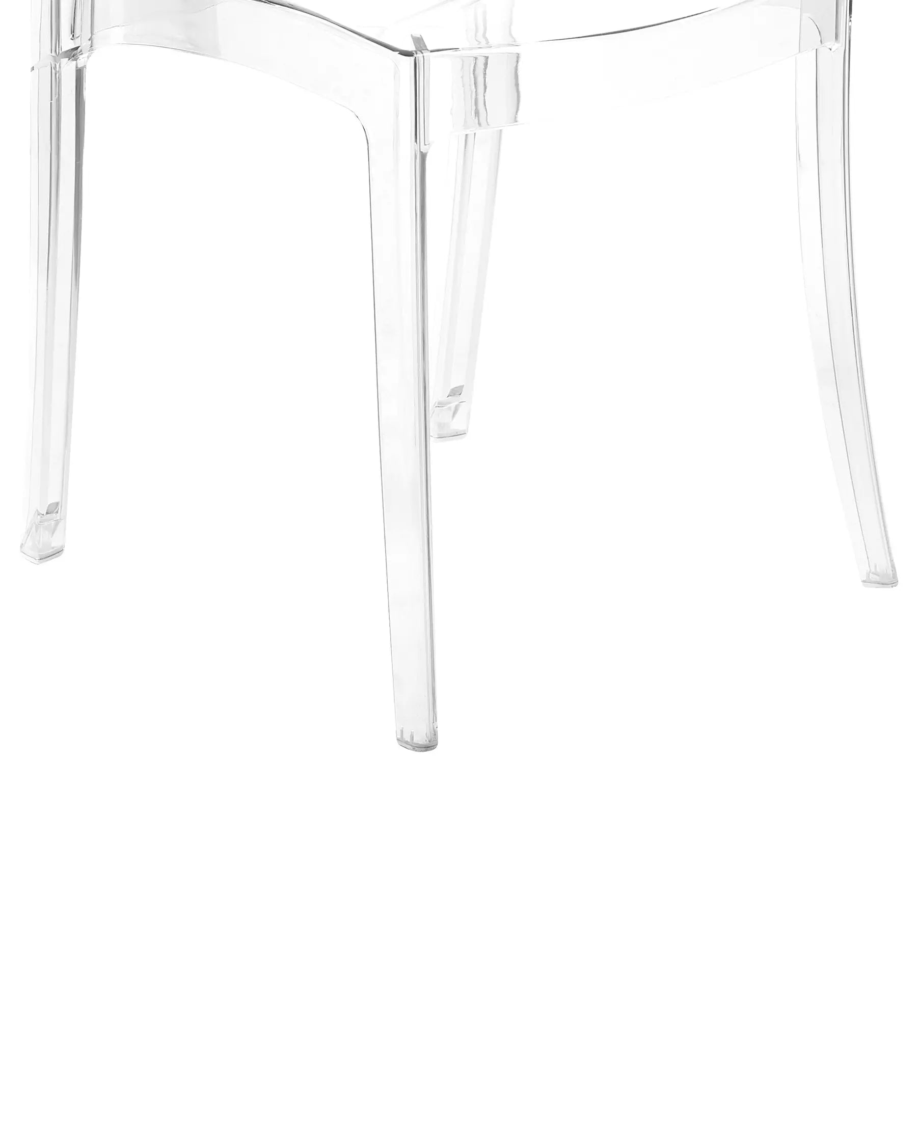 Set of 2 Dining Chairs COVINGTON Transparent
