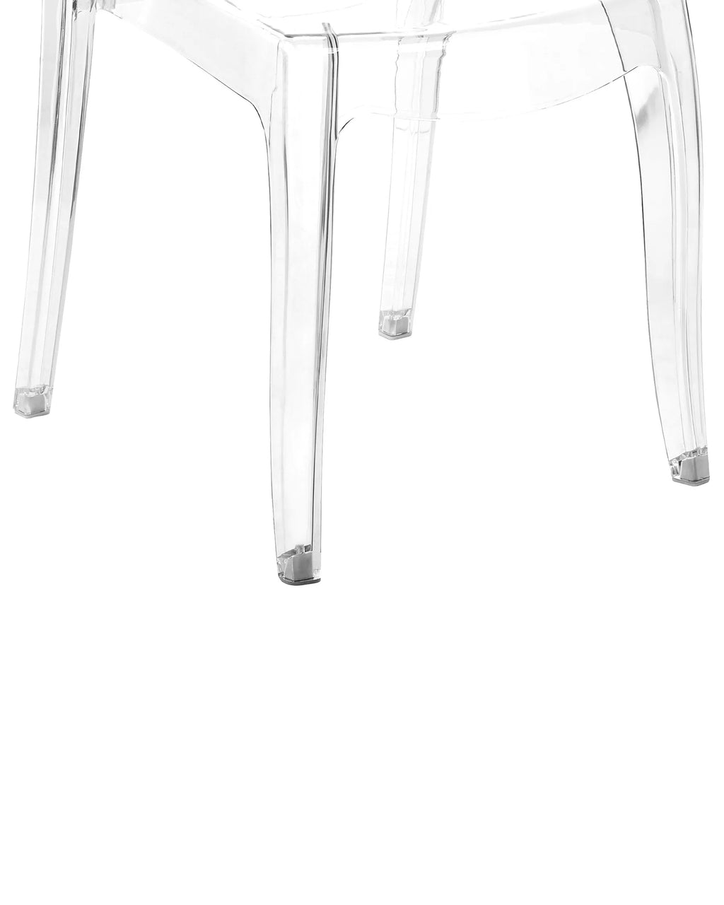Set of 2 Dining Chairs WESTBRIDGE Transparent