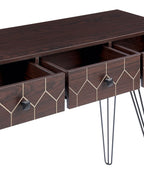 Console Table MALSALA Dark Brown