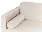 Left-Hand Chaise Lounge MIRAMAS Velvet Beige