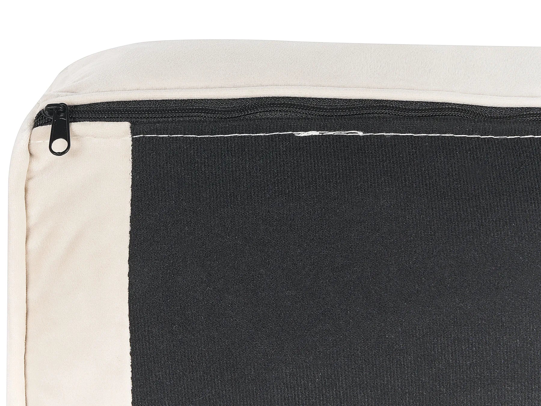 Left-Hand Chaise Lounge MIRAMAS Velvet Beige