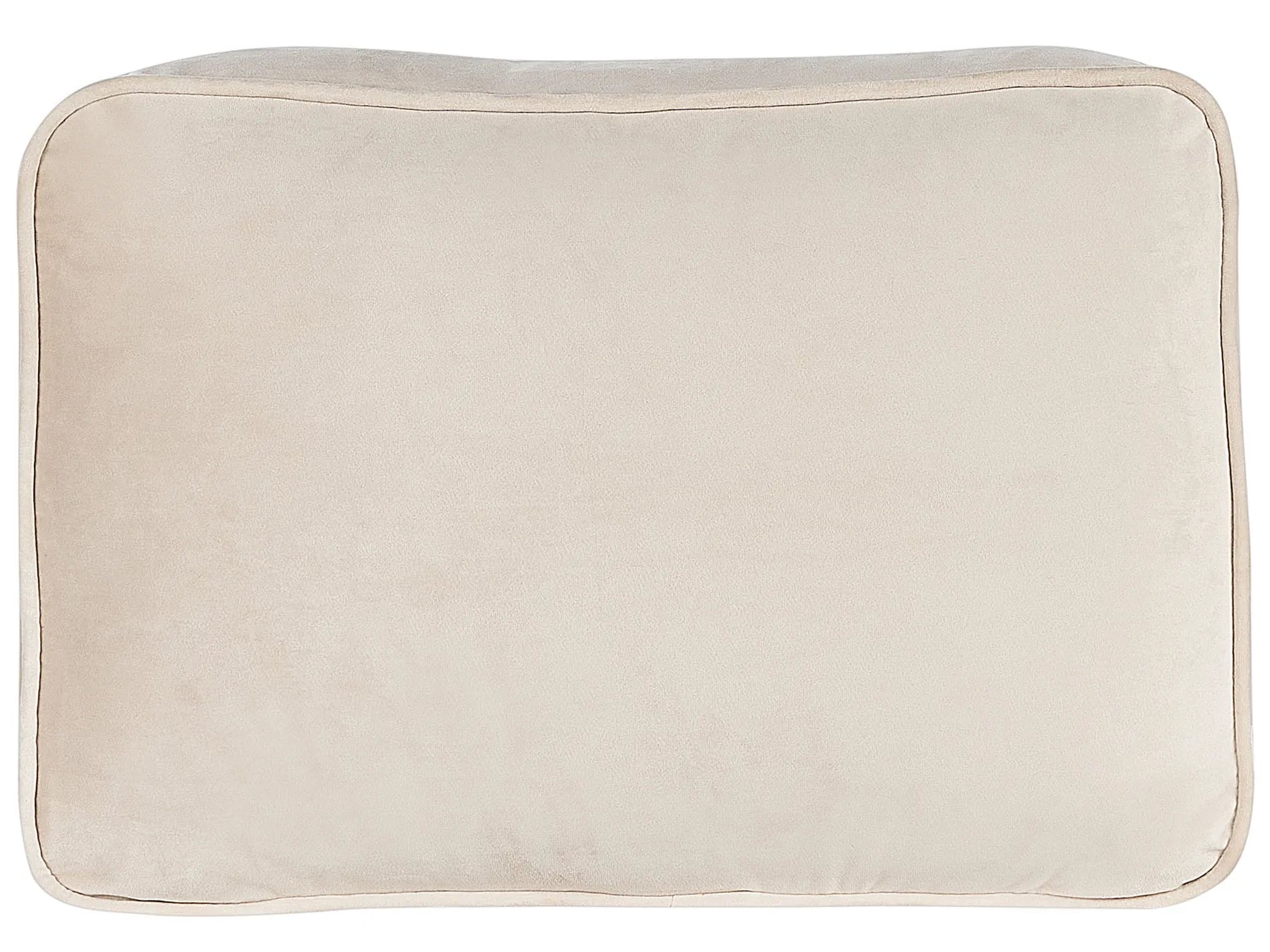 Left-Hand Chaise Lounge MIRAMAS Velvet Beige