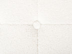 Pouffe TAMPA Boucle White