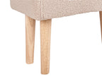 Footstool TAKOMA Boucle Light Beige