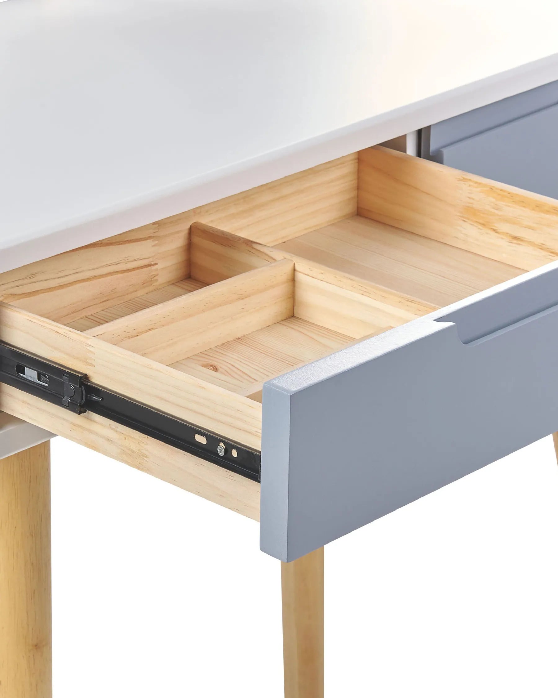 Dressing Table with Mirror and Stool DIEPPE LED White